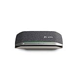 Poly Sync 20 USB-C Personal Portable Smart Speakerphone (Plantronics) – Noise/Echo Reduction -Works w/Teams, Zoom, PC, Mac, Mobile – Amazon Exclusive