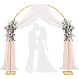 Arch Backdrop Stand，Heavy Duty Backdrop Stand, Wedding Arch Stand Wedding Arch Frame with Base for Birthday Party Graduation Ceremony Decoration