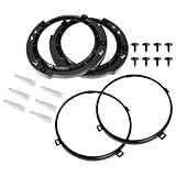 7In Headlight Mounting Bracket Retaining Ring with Metal Ring Fit for Jeep