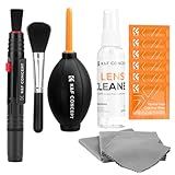 K&F CONCEPT 15-1 Professional Cleaning Kit for DSLR Cameras and Sensitive Electronics, Bundle with Lens Cleaner - Camera Accessories & Photography Accessorie for DSLR Camera Lens Filter Cell Phones
