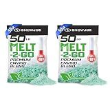 Snow Joe 2 Pack Enviro Blend Ice Melt & Deicer, Safer for Concrete, 50 lb