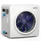 Aquastrong Inverter Swimming Pool Heat Pump, 16,000 BTU Electric Pool Heater 120V for Above Ground and Inground Pool