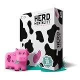 Herd Mentality: Udderly Funny Family Board Game | Easy & Fun for Big Groups of 4-20 Players | Includes 20 Extra Exclusive Questions
