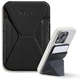 MOFT Magnetic Wallet Stand Compatible with iPhone 17/16/15/14/13/12 Series, Angle Adjustment & Magsafe Compatible MOVAS Phone Stand,Jet Black