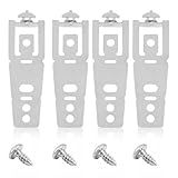 4 Pack WD01X27759 Dishwasher Countertop Mounting Bracket with Screws, Replacement Part Fit for GE, Hotpoint Dishwasher
