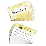 200 Pieces Raffle Tickets 3.5”x2” Entry Cards Contest,Raffles,Ballot Box,50/50,Auction,Great for Fund Raisers,Fairs,Carnivals,and More-with Space for Name, Email Address, and Phone Number Fields