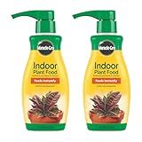 Miracle-Gro Indoor Plant Food, Liquid Plant Food for Houseplants, Snake Plants, Peace Lilies, Flowers, Vegetables, Herbs and More, 8 oz., 2-Pack