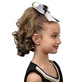 Perfect Curls Cheerleader Hairpiece, 14 inch Curly Ponytail Hairpiece for Young Girls (Doll)
