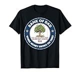 Funny Father Bank Shirt Fast Cash No Credit Check Dad Jokes T-Shirt