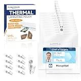 100 Pack 5mil 3“x4" Thermal Laminating Pouches Badge Laminate Pouches Clear Laminated Luggage Tags Printable Laminator Pouches for Business Permits Cards (100, 3"x4"-5mil)
