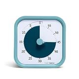 TIME TIMER Home MOD – 60-Minute Visual Timer Home Edition, Silent Operation Study Tool for Kids Desk, Homeschool Supplies, Office & Meetings (Lake Day Blue)