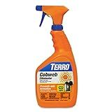 TERRO T2360 Ready-to-Use Spider Cobweb Eliminator and Repellent Spray - Prevent Spiderweb Formation
