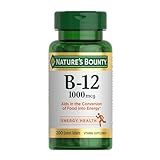 Nature's Bounty Vitamin B12 1000 mcg Supplements, Supports Energy Metabolism, 200 Ct