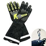 V-CHEETONG Snake Bite Proof Gloves Dexterous Animal Handling Tool Full Cover Kevlar material Reinforced Puncture Protection For Rattlesnake Cobra Pets Dogs Cats Reptiles