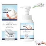 Powerful Mattress Dry Cleaning Foam, Mattress Cleaner and Stain Remover, No-Scrub Fabric Spot Remover for Yellow Stain, Blood, Wine, Coffee & Cosmetics on Mattress, Couch, Clothes, Car Seat& Rugs (1)