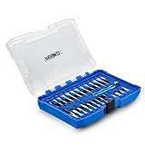 PESIKO 26PCS Professional Terminal Removal Tool Kit, Deutsch Pin Removal Tool, Interchangeable Tip Design, Works with Deutsch, Molex, AMP, Delphi, JST & More Connectors