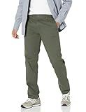 Amazon Essentials Men's Slim-Fit Wrinkle-Resistant Flat-Front Chino Pant, Dark Olive, 38W x 30L