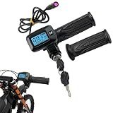 SKTMH Throttle for Tuttio Soleil 01 Electric Dirt Bike, 48V LCD Display with M Key Button, Tuttio Ebike Throttle Integrated Display, Tutti Soleil 01 Accessories (Note: No 'M', No Buy)