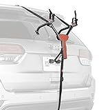 Allen Sports Ultra Compact Folding 1-Bike Trunk Mount Rack, Model MT1-B, Gray powder coated