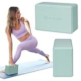 Gaiam Yoga Block - Supportive Latex-Free Eva Foam - Soft Non-Slip Surface with Beveled Edges for Yoga, Pilates, Meditation - Yoga Accessories for Stability, Balance, Deepen Stretches