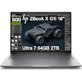 HP ZBook X G1i Mobile Workstation AI Laptop (16" FHD+, Intel 16-Core Ultra 7 255H, NVIDIA RTX PRO 500 Blackwell 6GB, 64GB DDR5, 2TB SSD), IR webcam, 3-Yr WRT, Wi-Fi 7, Win 11 Pro (NextGen Zbook Power)