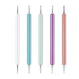 5 Pcs Pattern Tracing Stylus, Ball Embossing Stylus for Transfer Paper, Tracing Tools for Drawing, Embossing Tools for Paper, Art Dotting Tools for Nail Art, Ball Tip Clay Tools Sculpting Stylus