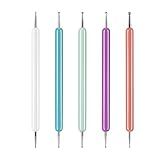 5 Pcs Pattern Tracing Stylus, Ball Embossing Stylus for Transfer Paper, Tracing Tools for Drawing, Embossing Tools for Paper, Art Dotting Tools for Nail Art, Ball Tip Clay Tools Sculpting Stylus