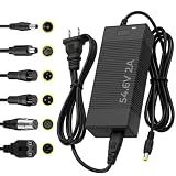 54.6V 2A Fast Charger for 48V Lithium Ebike & Scooter Battery, 6 in 1 Plugs