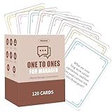 Manager One-to-One Cards, 120 Conversation Prompts Cards for Effective Manager Check-ins, 8 Key Categories for Morning Meeting Coaching Team Building, Practical Tools for New & Experienced Managers