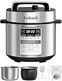 Fullwill Dual-Pot Electric Pressure Cooker 6+5QT(2026 Upgraded), 12-in-1 Multi-Cooker for Pressure Cooking, Soup, Yogurt, Stew, Rice