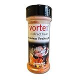 Genuine Vortex (in)Direct Heat Brand Premium Poultry Rub Chicken Seasoning for use with Weber Kettle, BGE, Kamado, WSM, Charcoal BBQ, smoker pellet grill and Chicken Wings