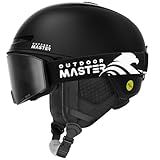 OutdoorMaster Ski Helmet Set,MIPS Ski Helmet with Lens by ZEISS Ski Goggles - MIPS Snowboard Helmet Set for Men, Women & Youth