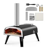 aidpiza Pizza Oven Outdoor 12" Wood Fired Pizza Ovens Pellet Pizza Stove for outside, Portable Stainless Steel Pizza Oven for Backyard Pizza Ovens