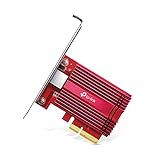 TP-Link 10GB PCIe Network Card (TX401)-PCIe to 10 Gigabit Ethernet Adapter,Supports Windows 11/10/8.1/8/7, Servers 2019/2016/2012 R2, and Linux, Including a CAT6A Cable