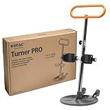 Etac Turner PRO Patient Transfer Aid - Sit to Stand Lift for Elderly with High Safe Working Load (440 lbs) - Patient Lift and Mobility Assist for Safer Transfers with Platform Disc & Anti-Slip Bottom