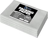 Bryco Goods Newsprint Packing Paper Sheets for Moving - 10lb - 320 Sheets of Newspaper Paper - Wrapping and Protecting Fragile Items, Box Filler, Shipping Supplies - 27" x 17" - Made in the USA