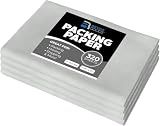 Bryco Goods Newsprint Packing Paper Sheets for Moving - 10lb - 320 Sheets of Newspaper Paper - Wrapping and Protecting Fragile Items, Box Filler, Shipping Supplies - 27" x 17" - Made in the USA