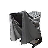Mini Lustrous Treadmill Protective Cover - Folding Running Machine Dustproof Waterproof Cover for Indoor or Outdoor Use, 46" L x 38" W x 66" H (Gray)