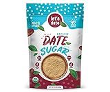 Let’s Date | Organic Date Sugar | Excellent Sugar Substitute | Baking Sugar Alternative | Good Source of Fiber | Vegan | Paleo | Gluten Free | Kosher | Non- GMO | Natural Sweetener (12oz (Pack of 1)