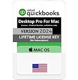 Quick - Books Desktop Pro Plus 2024 | 1 User NO DVD | Lifetime Version | Amazon Message Delivery(Within1-6hrs) |For Mac | 100% Money Back Guarantee