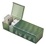 Data Cable Organizer Box 7 Compartments Charge Cable Management Storage Box USB Cord Sorter Desk Electronic Accessories Organizer and Storage (Green)