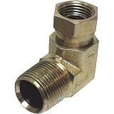 Universal Apache Straight 90 Degree Swivel Adapter - 3/4in. F NPSM x 3/4in. F NPTF