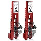 Siding Tools for Installation,Siding Mounting Kit, Compatible with 3/8-Inch Fiber Cement, Lap Gauge/Clamps with Adjustable Reveals(Red)