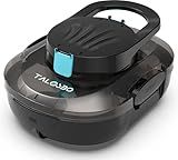 TALOSBO Pleco S1 Cordless Robotic Pool Cleaner with 75-80Mins Runtime, 2.5H Fast Charging, Small Pool Vacuum Robot for Above-Ground Flat-Bottom Pools up to 645 Sq.ft, Lightweight, Auto-Parking