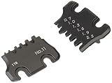 ENGINEER PAD-11S Die Plate Set (Small Size) for ENGINEER Handy Crimp Tool, Black (Made in Japan)