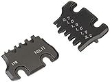 ENGINEER PAD-11S Die Plate Set (Small Size) for ENGINEER Handy Crimp Tool, Black (Made in Japan)