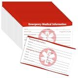 MEDMAX Emergency Medical Information ID Card 20 Pcs
