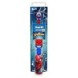 Oral-B Kid's Battery Toothbrush Featuring Marvel's Spiderman, Soft Bristles, for Kids 3+