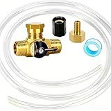 Upgrade RV Winterizing Kit with Bypass Valve - RV Antifreeze Pump Kit-Allows You to Use Boat/RV Water Pump to Fill Pipes With Antifreeze-Camper Winterization Kit (RV Winterizing Kit)