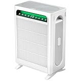 KNKA Air Purifier for Home Bedroom Large Room Up to 1,695 Ft² in 1 Hr, HEPA Sleep Mode Air Cleaner with Washable Pre-Filter, AHAM VERIFIDE, AQI Display, Pet Mode for Pets, Dust, Pollen, APH4000